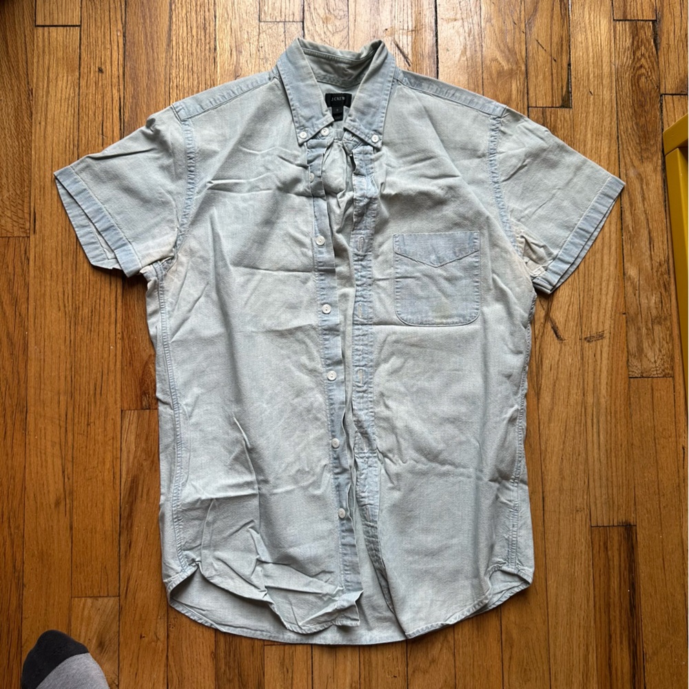 J. Crew Chambray Button Down Shirt